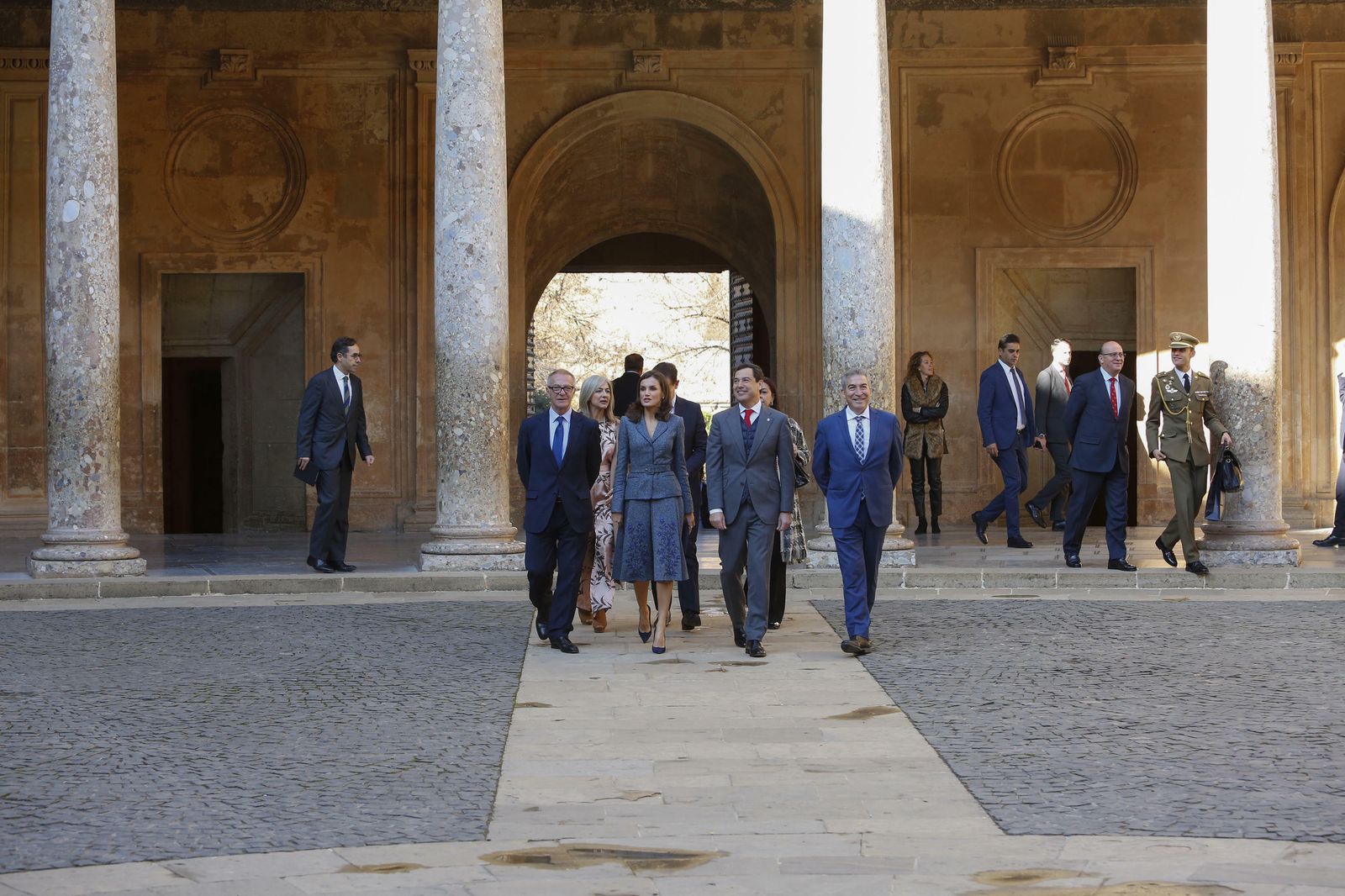 La visita de la reina Letizia, en imágenes