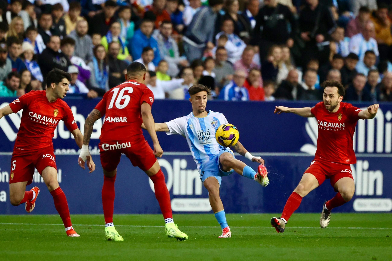 Las fotos del Málaga CF-Real Zaragoza
