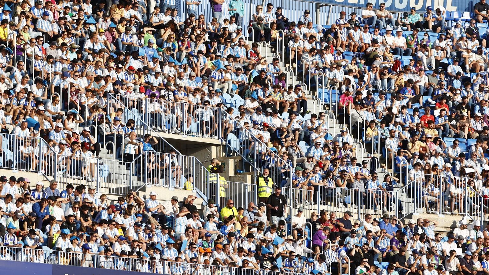 Búscate en las gradas de La Rosaleda en el Málaga CF-Castellón