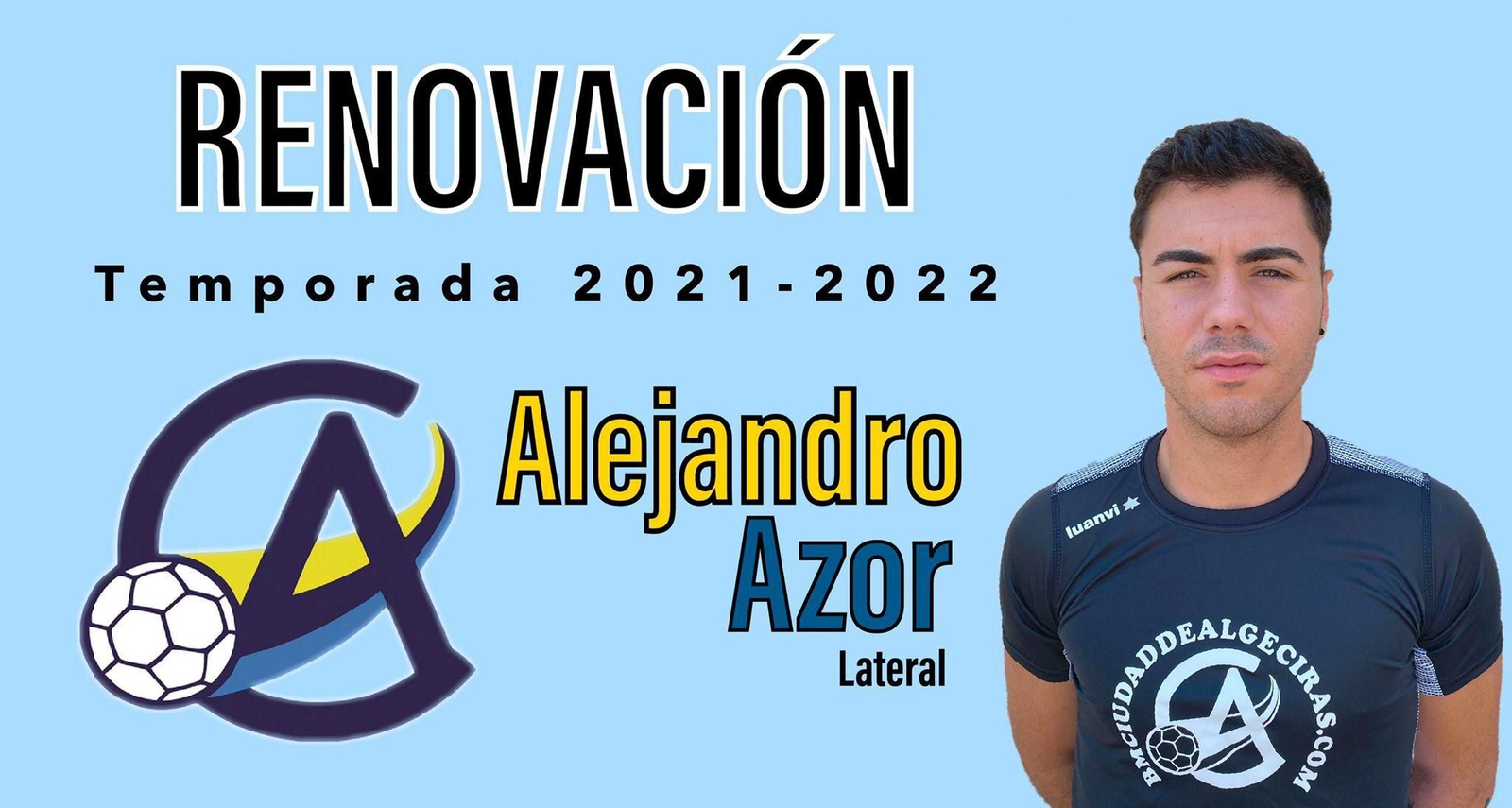 El anuncio de la renovación de Álex Azor por el Ciudad de Algeciras