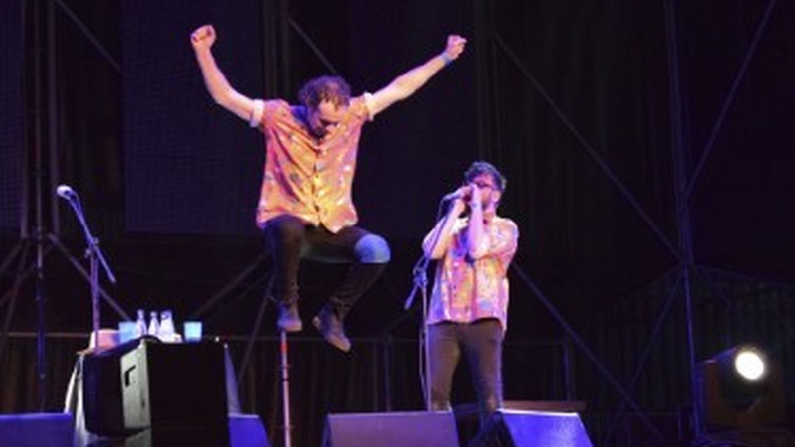 Un momento del espectáculo ofrecido por Antílopez.