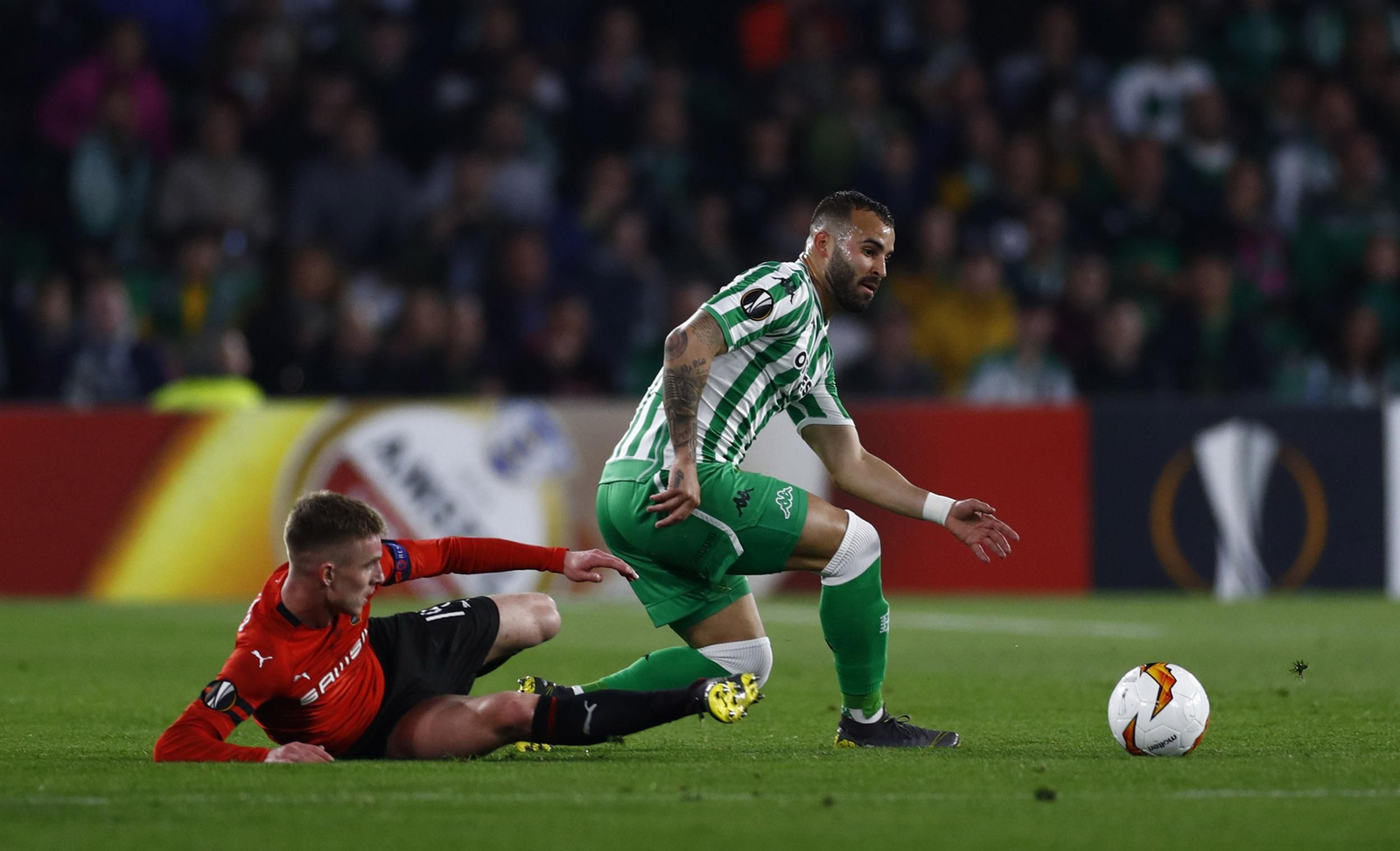 Las imágenes del Betis-Rennes