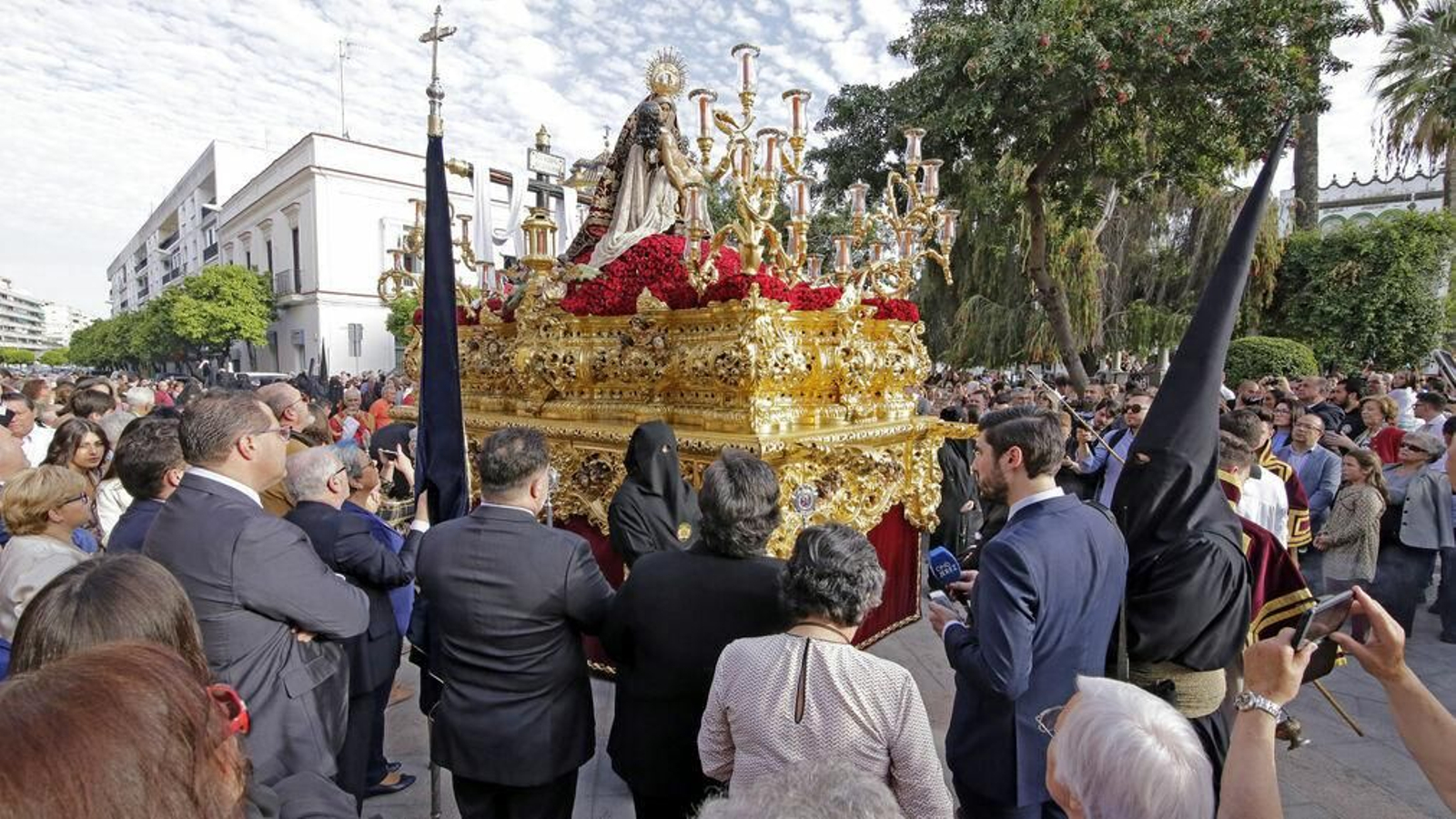 Las Angustias en la tarde del Domingo de Ramos.