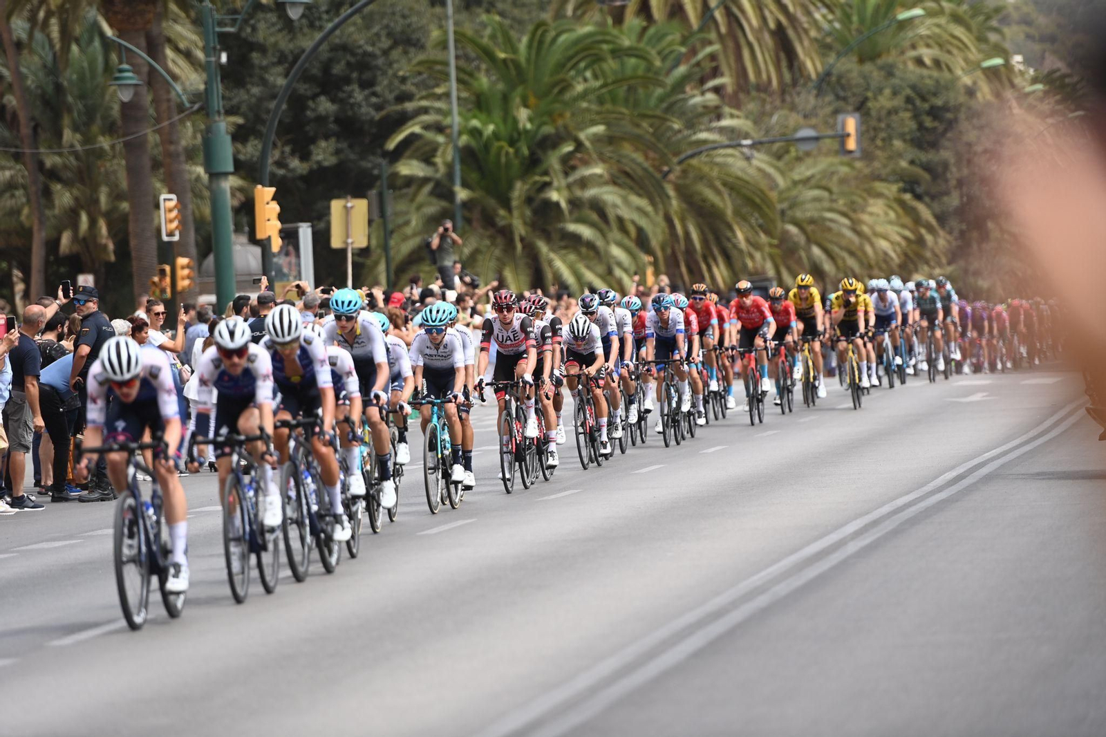 Las fotos de la Vuelta a España al paso por Málaga capital