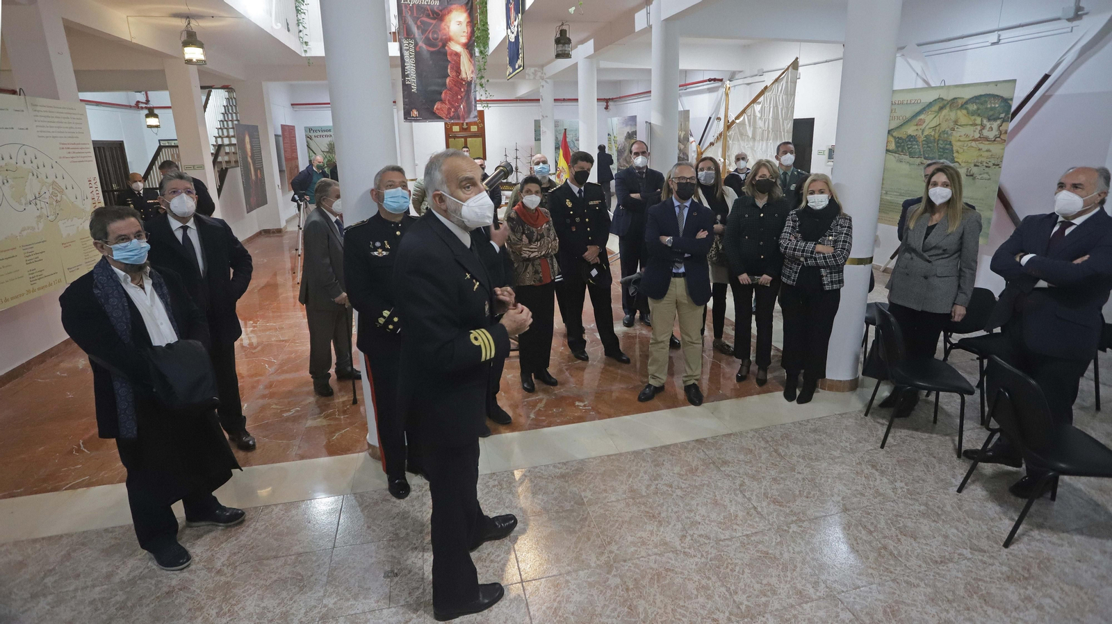 Fotos de la inauguración de la exposición sobre Blas de Lezo en Algeciras
