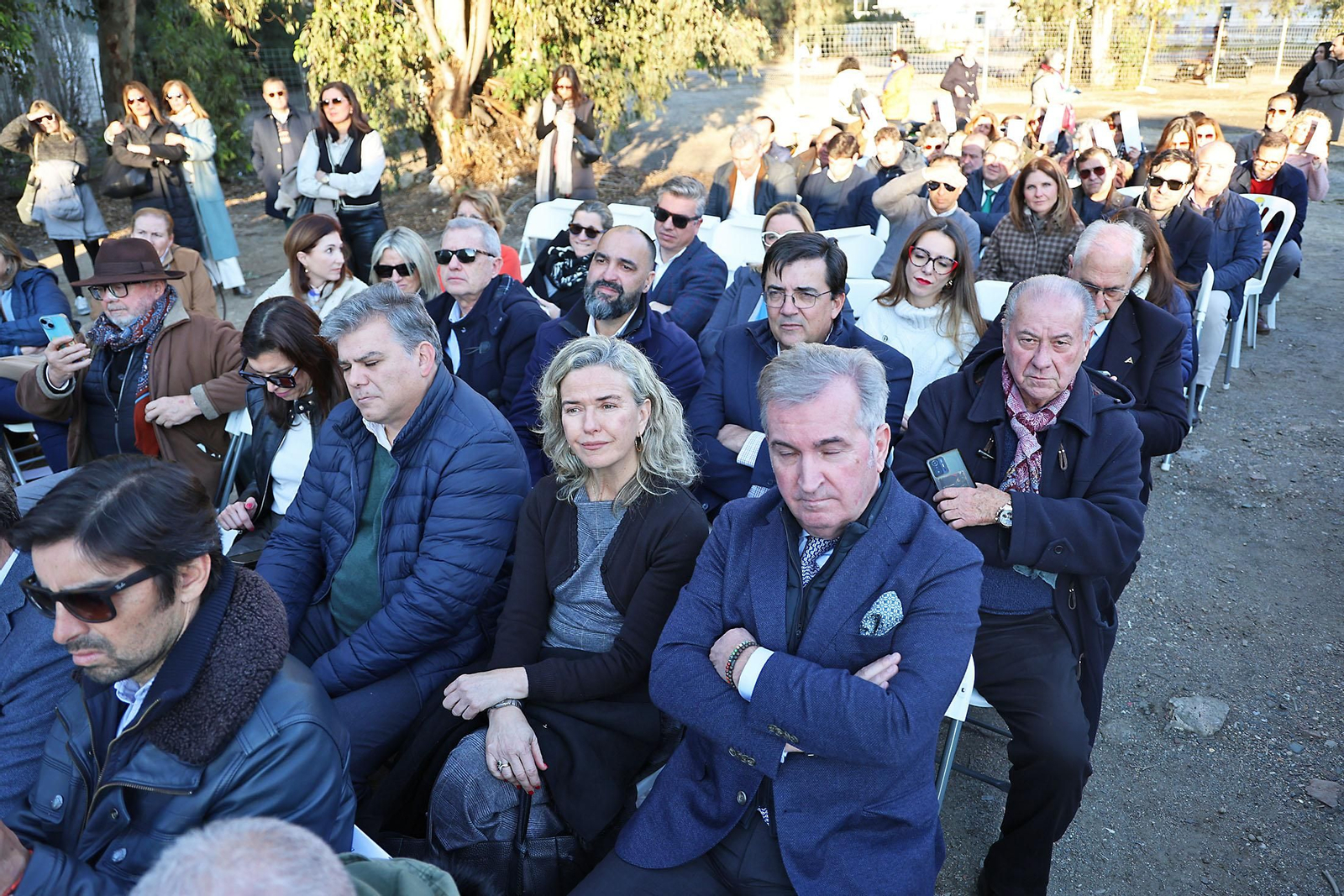 Imágenes del acto de colocación primera piedra del futuro Centro Polivalente de la Fundación Laberinto