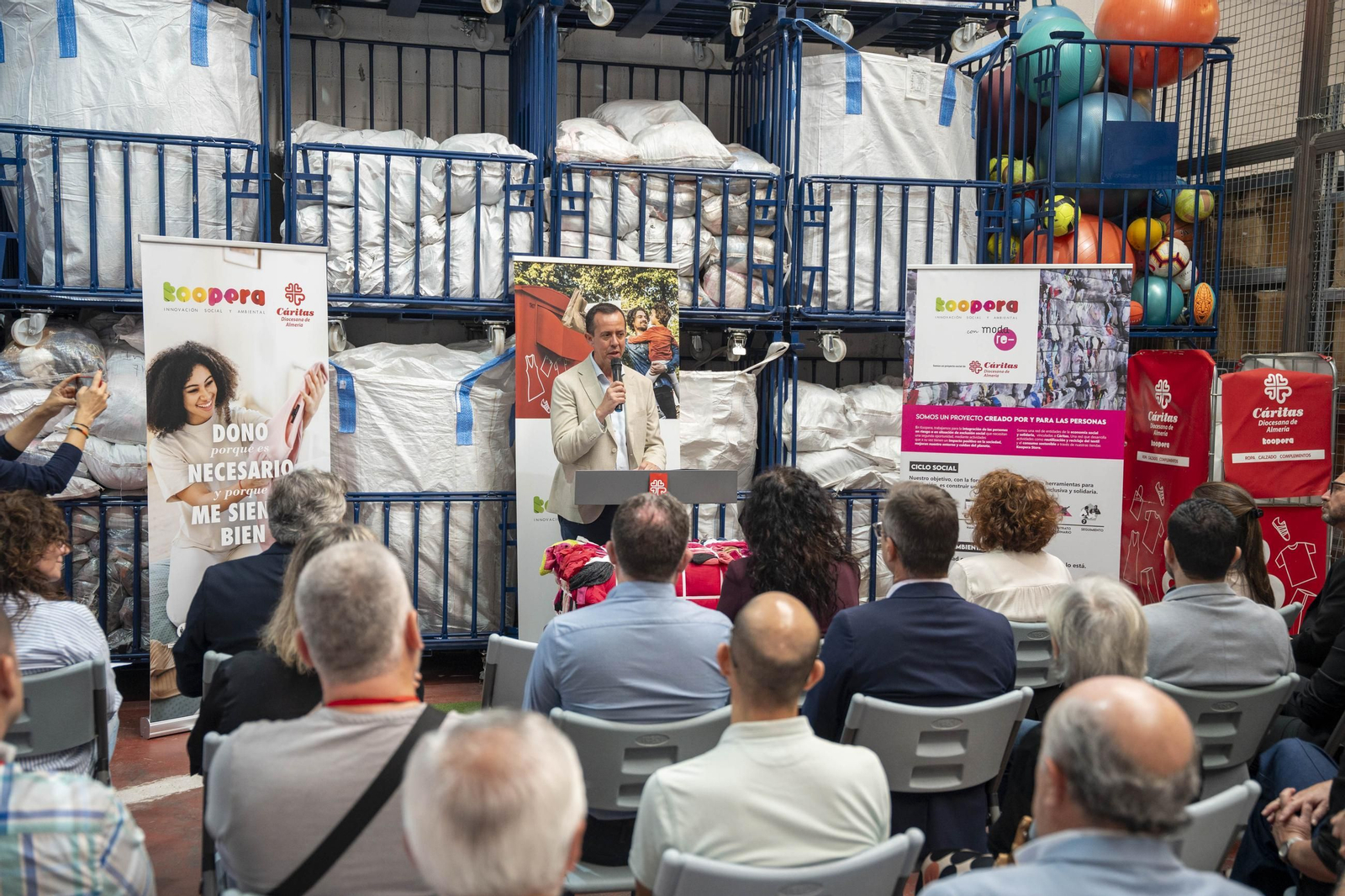 Cáritas Koopera en Almería celebra el 10º aniversario, en imágenes