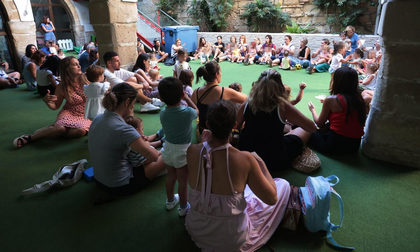Una imagen del inicio del curso del pasado año en un centro educativo.