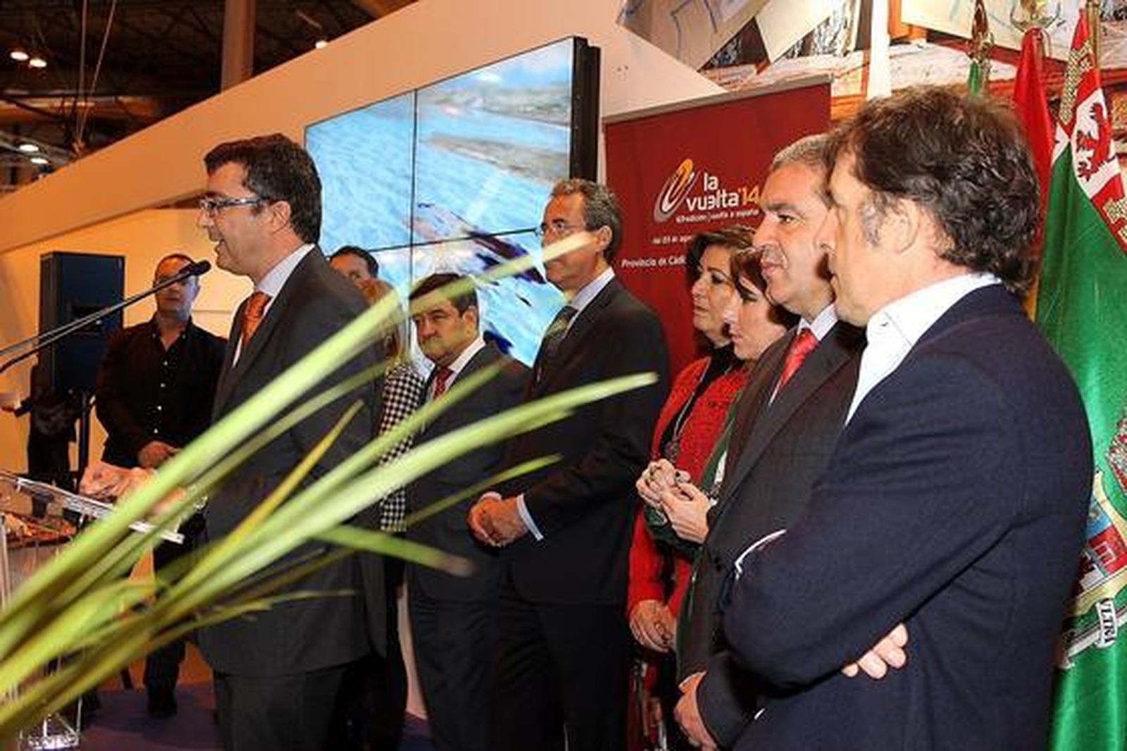 Las imágenes de las etapas gaditanas de la Vuelta en Fitur