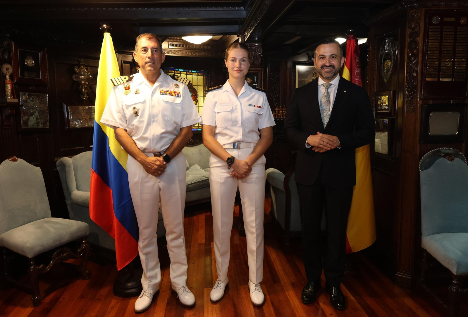 Las imágenes de la parada del 'Juan Sebastián de Elcano' en Cartagena de Indias (Colombia)