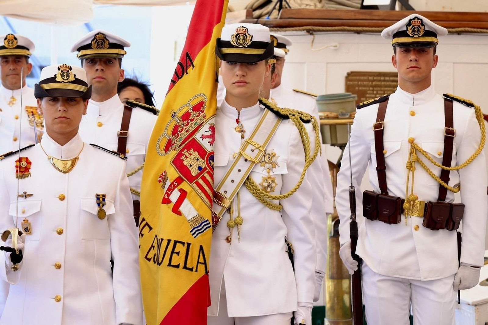 Las imágenes del viaje de la Princesa Leonor en el 'Juan Sebastián de Elcano'
