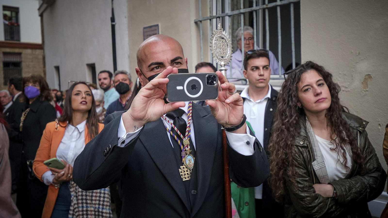 Nazareno de Santa María en la Semana Santa de Cádiz 2022