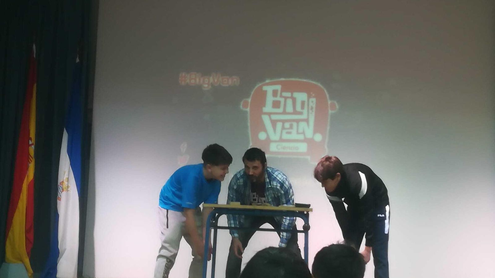 Otra imagen del acto celebrado en el instituto.