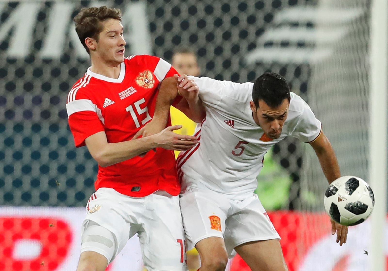 La galería del amistoso Rusia-España