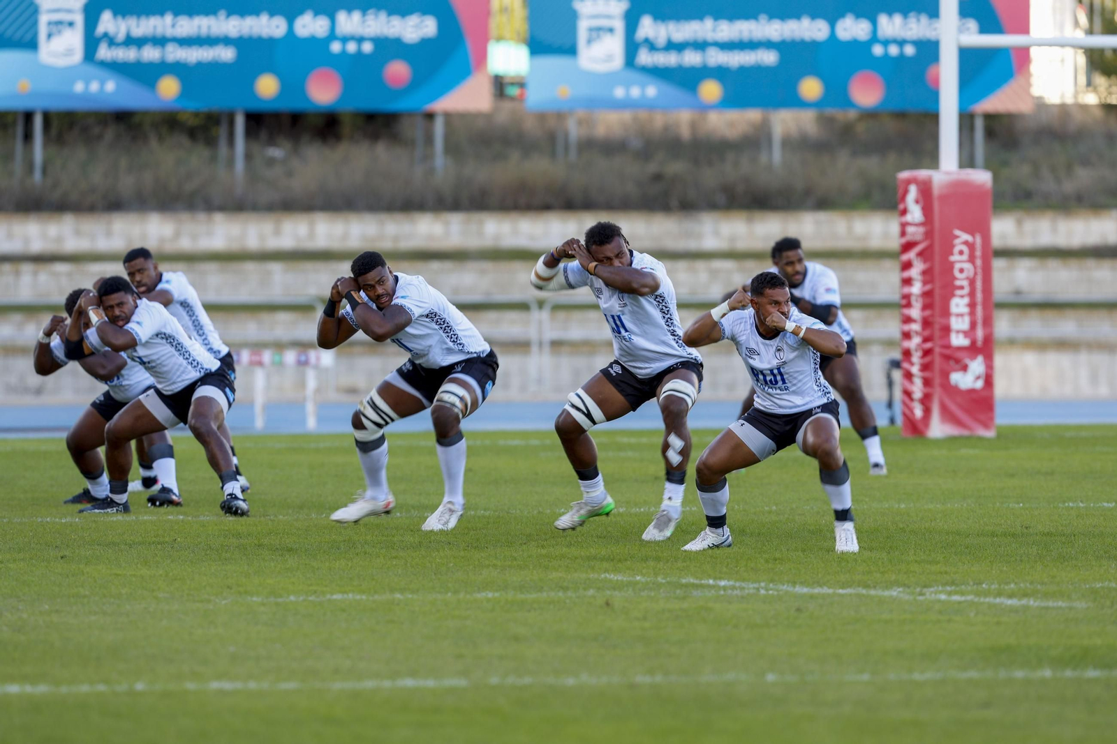 España-Fiyi de rugby en Málaga, en fotos