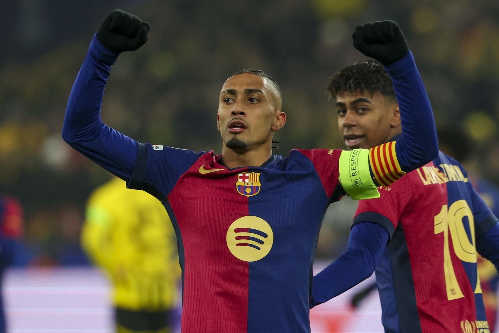 Las imágenes del Borussia Dortmund - Barcelona