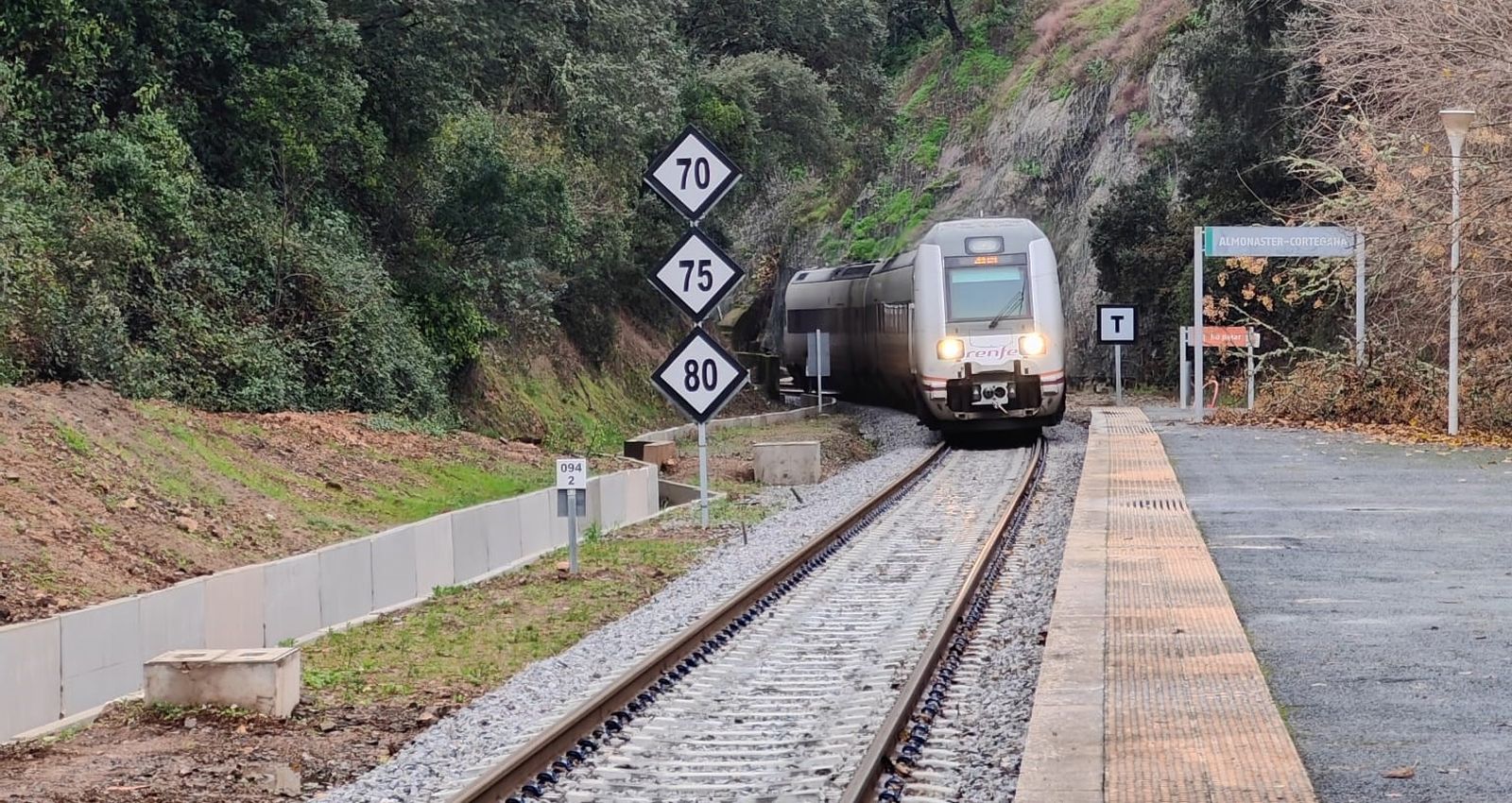 Antiguo tren de Huelva-Zafra.