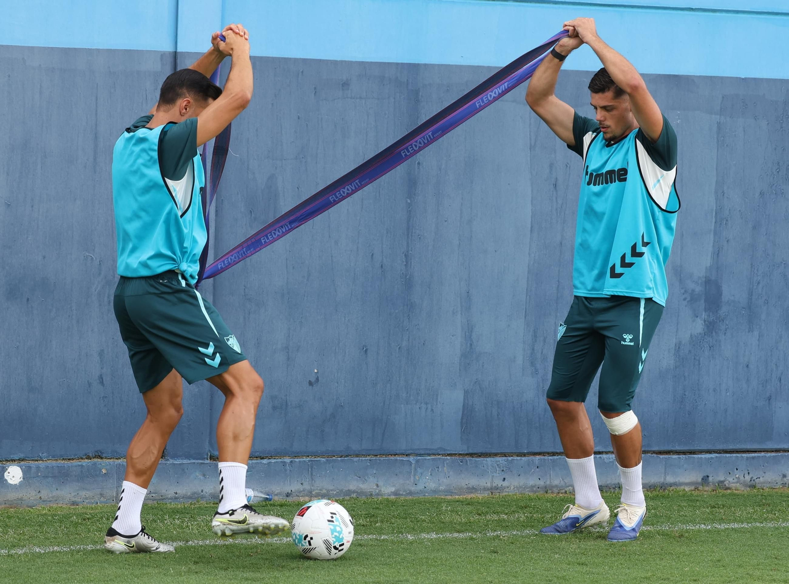 Javi Montero ya trabaja con el Málaga CF en el Anexo de La Rosaleda