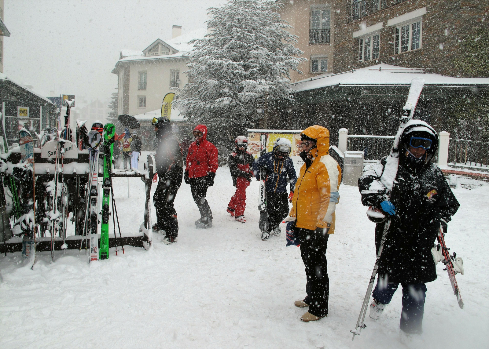 Todas las imágenes del paso del temporal por Granada