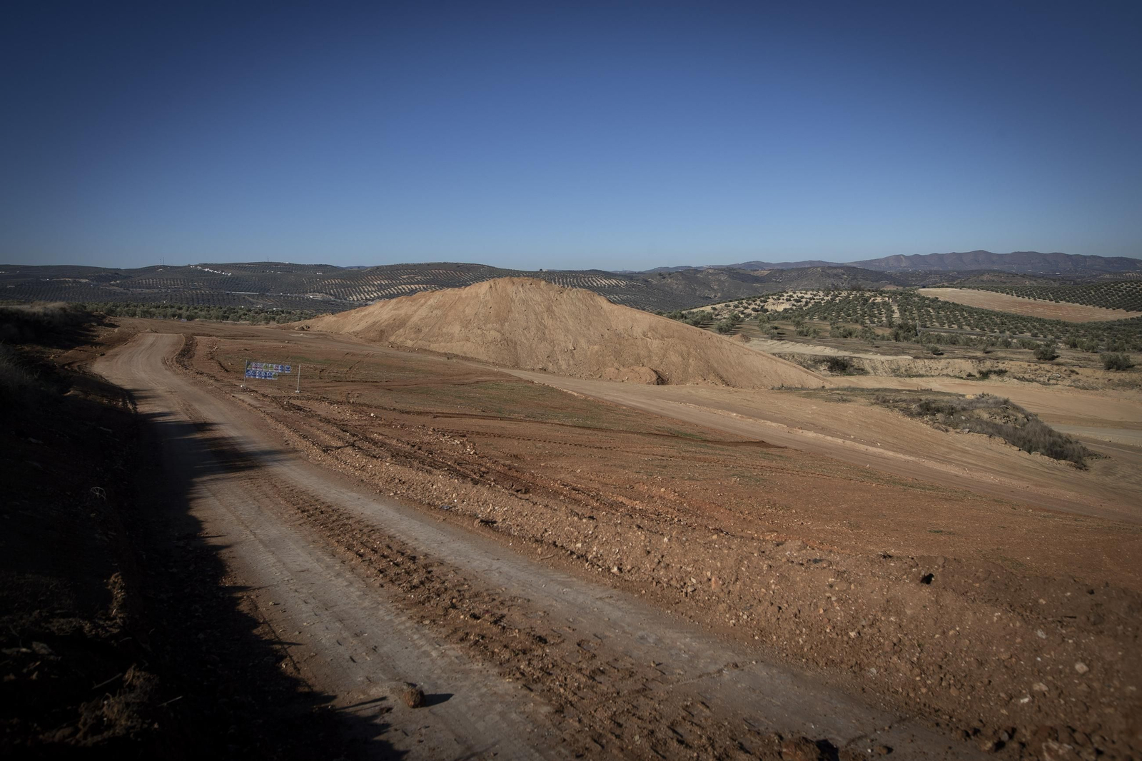 Así están las obras del tramo de Riofrío de la Variante de Loja después de nueve meses en obras
