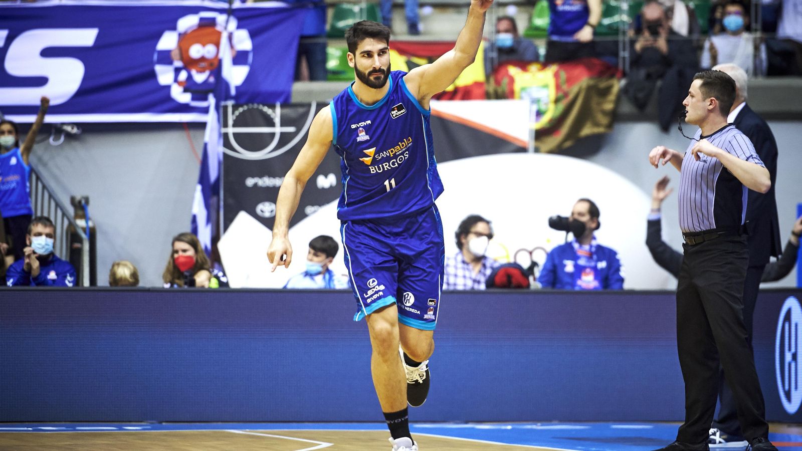 Dani Díez, la pasada campaña con el San Pablo Burgos.