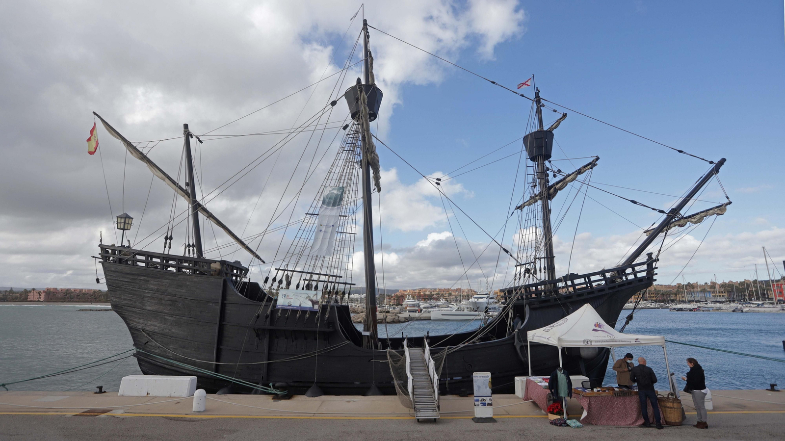 Fotos de la 'Nao Victoria' en Sotogrande