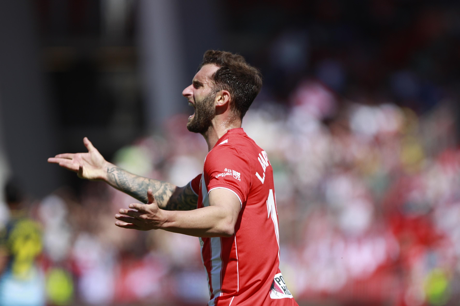 Imágenes del partido de la Liga Santander U.D. Almería-Cádiz C.F.