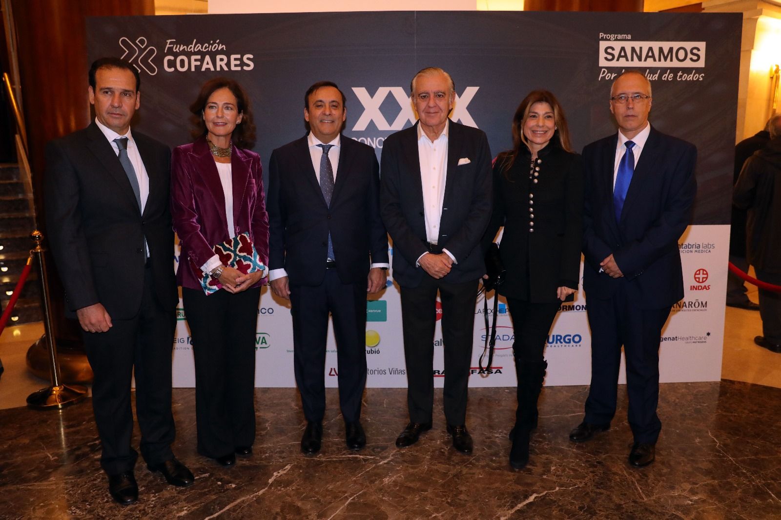 Concierto Benéfico de Navidad de la Fundación Cofares en el Teatro Real de Madrid.