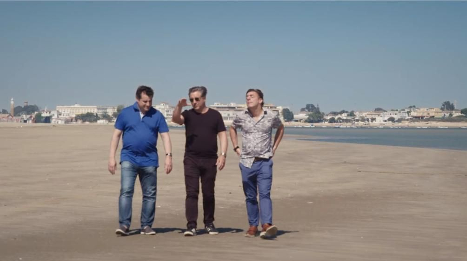 Los tres hermanos en Doñana.