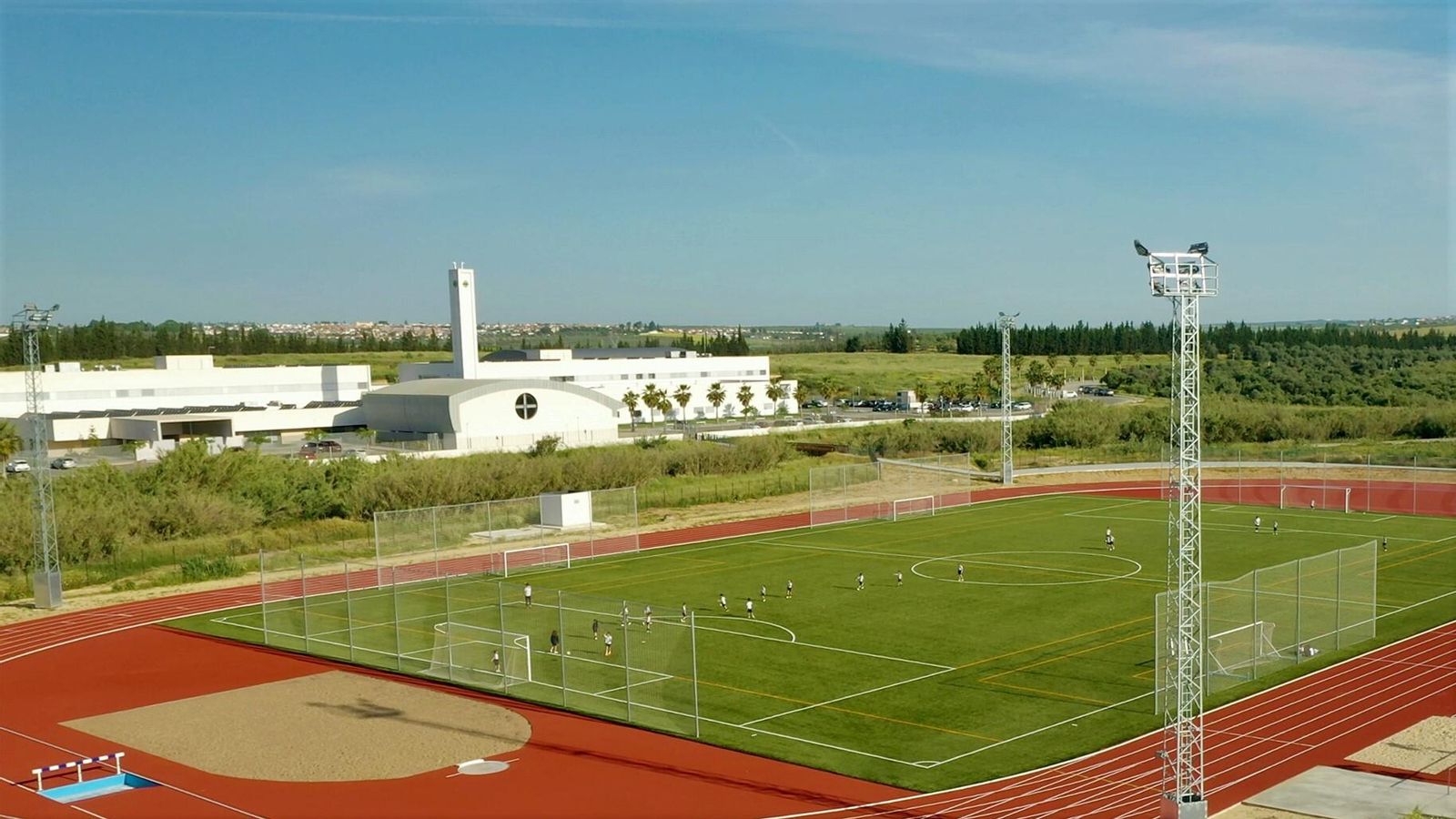 Magníficas instalaciones del Colegio CEU San Pablo Sevilla.