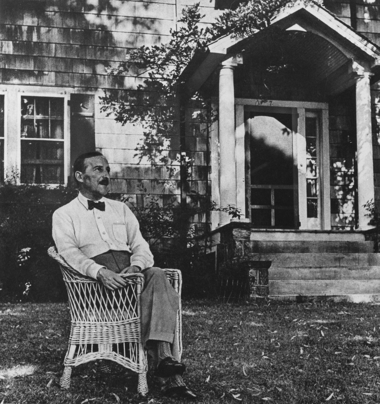 Stefan Zweig (1881-1942), retratado en Ossining (Nueva York) en el verano de 1941.