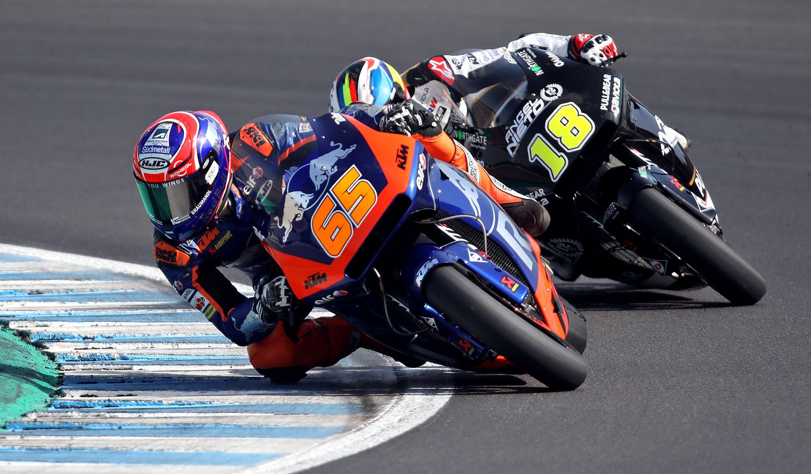 Imágenes de los entrenamientos de Moto2 y Moto3