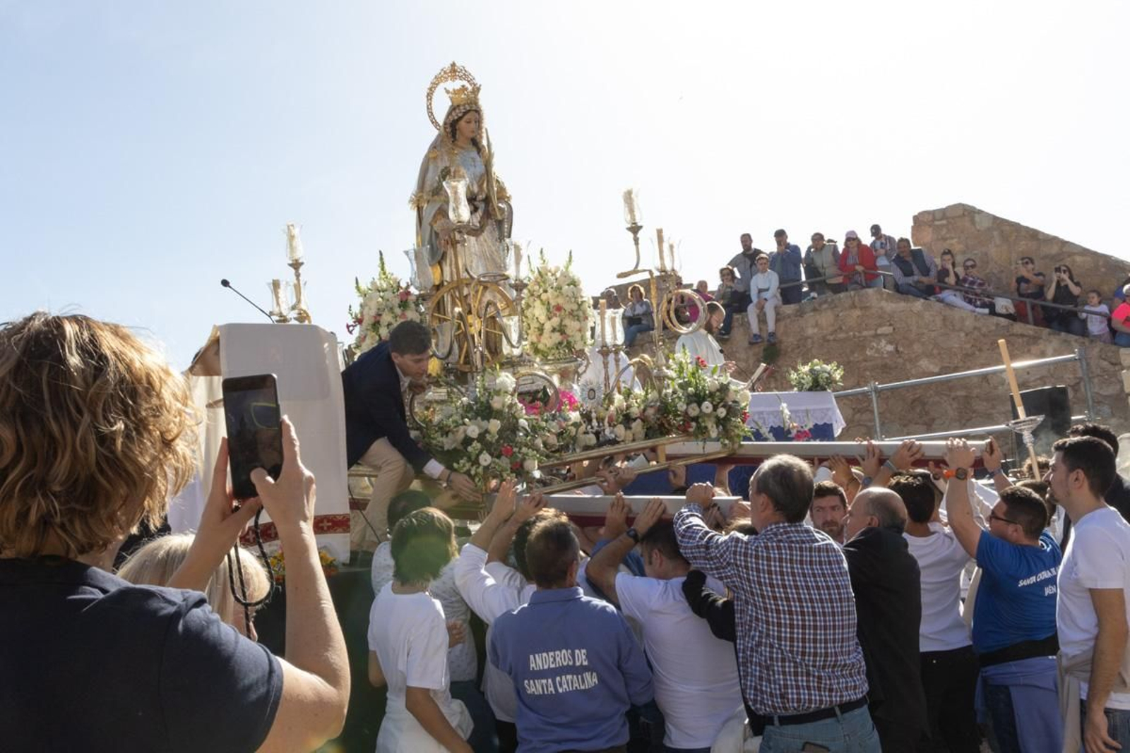 Romería en honor a Santa Catalina, en imágenes