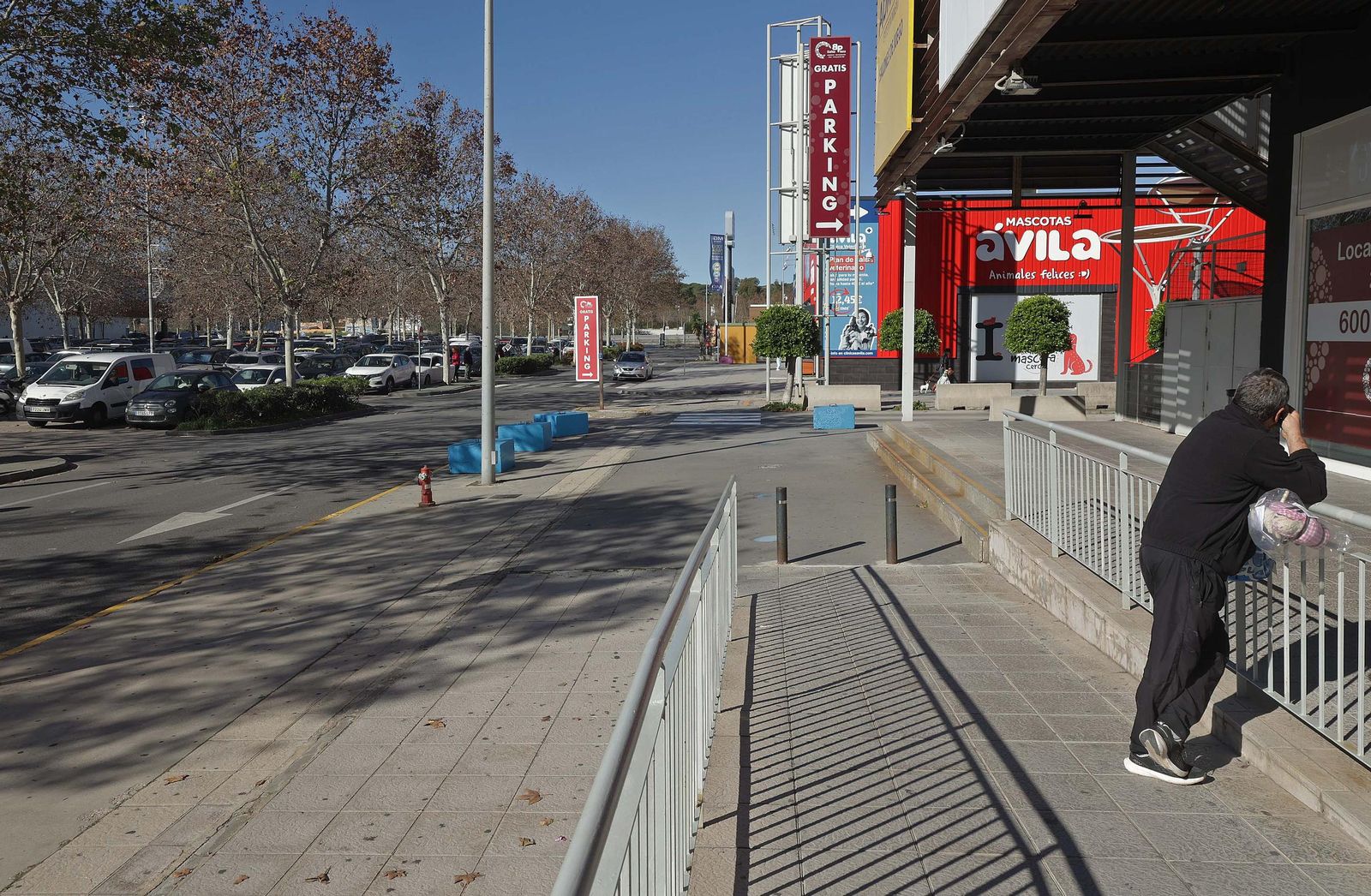 Fotos de compras navideñas en la comarca