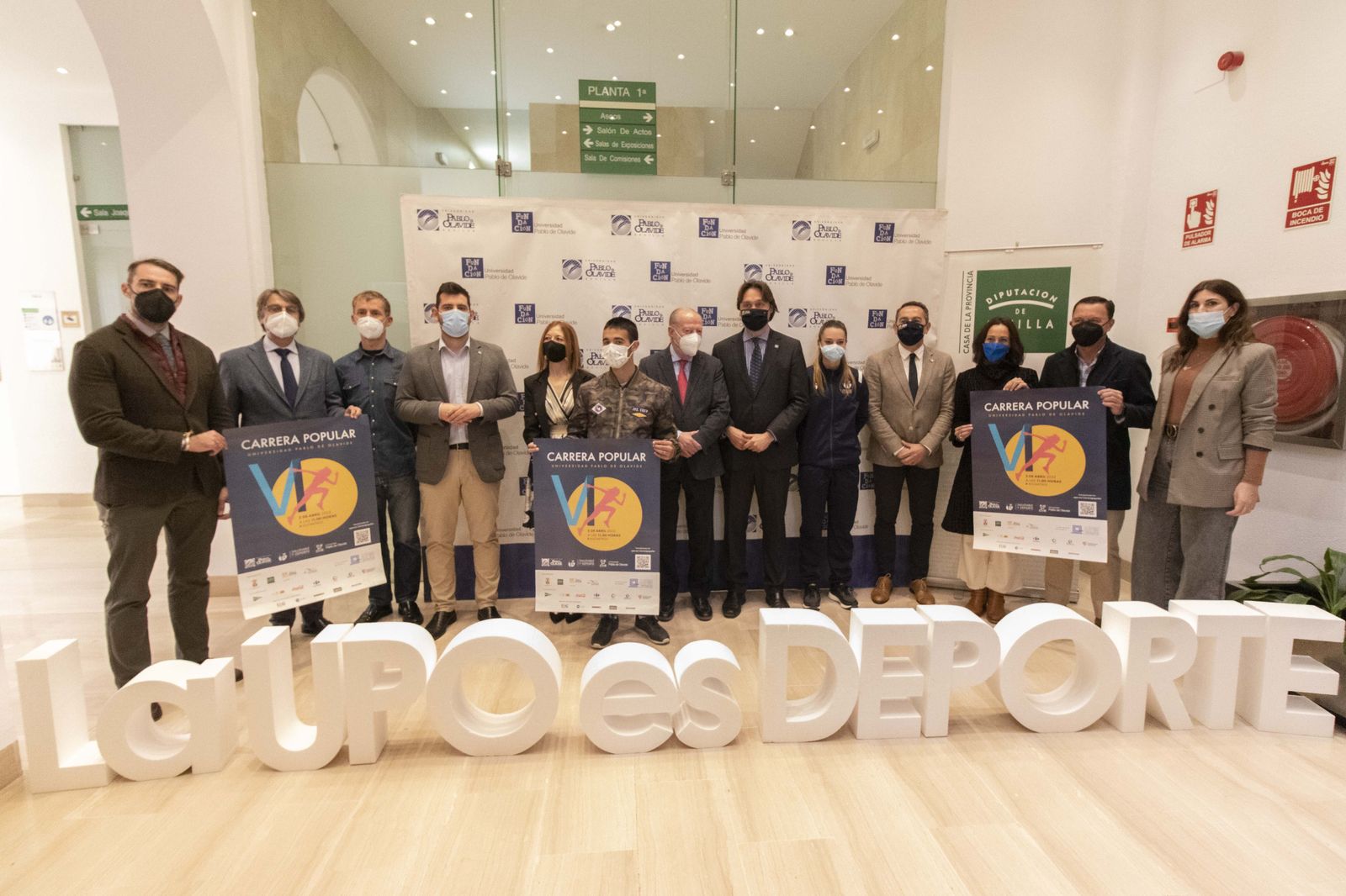 Presentación de la VI Carrera Popular Universidad Pablo de Olavide.