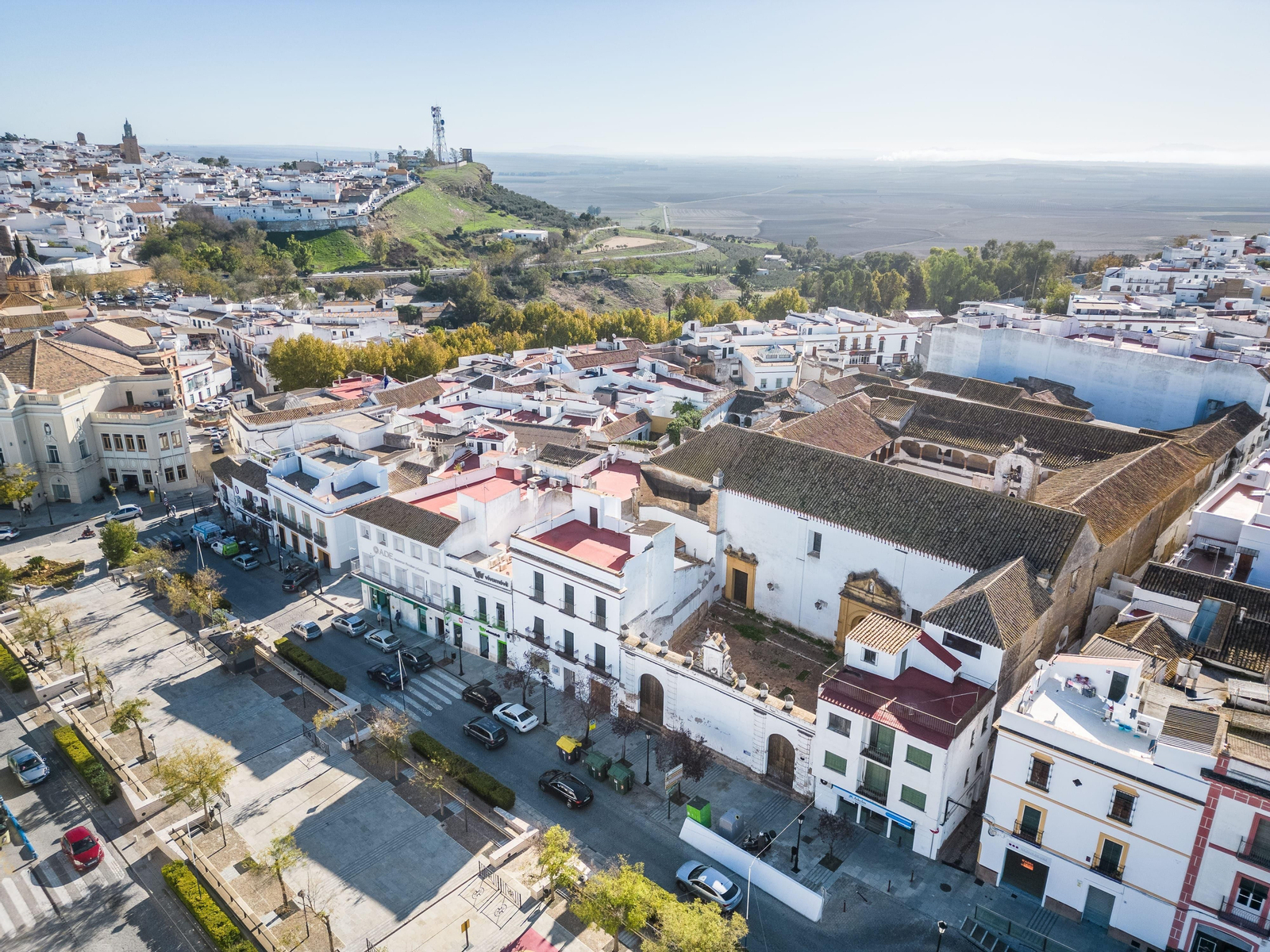 Vista aérea del complejo