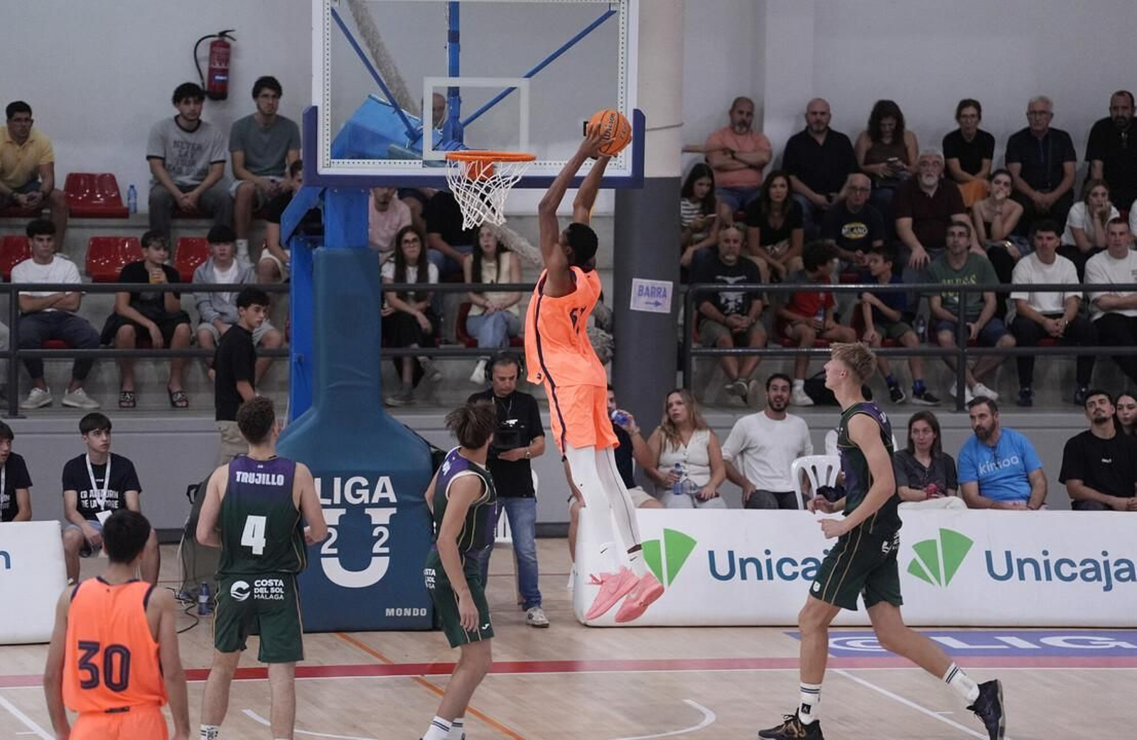 Liga U 22: El Unicaja plantó cara al Barça de Dabone hasta el final (70-87)