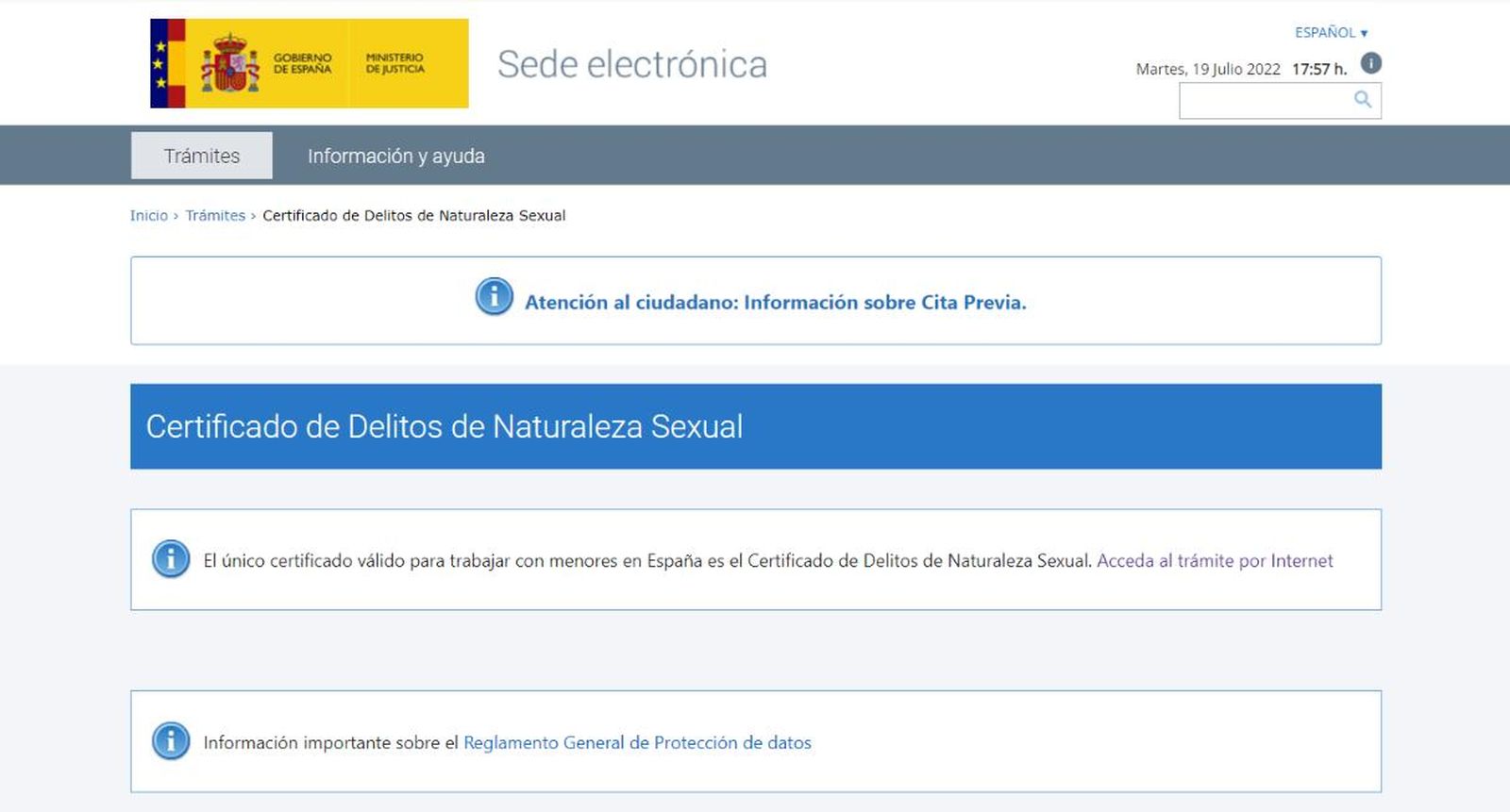 El certificado de delitos sexuales suele requerirse a profesionales cuyo trabajo implique el contacto habitual con menores de edad.