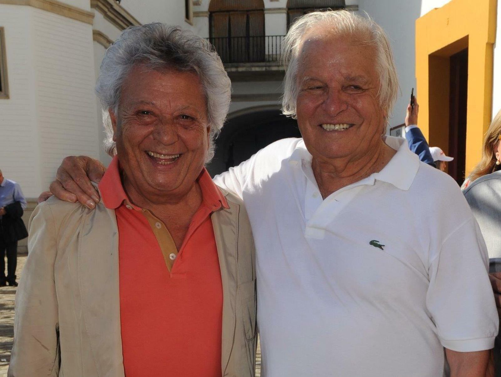 Manuel Benítez 'El Cordobés'con el cantaor Pansequito