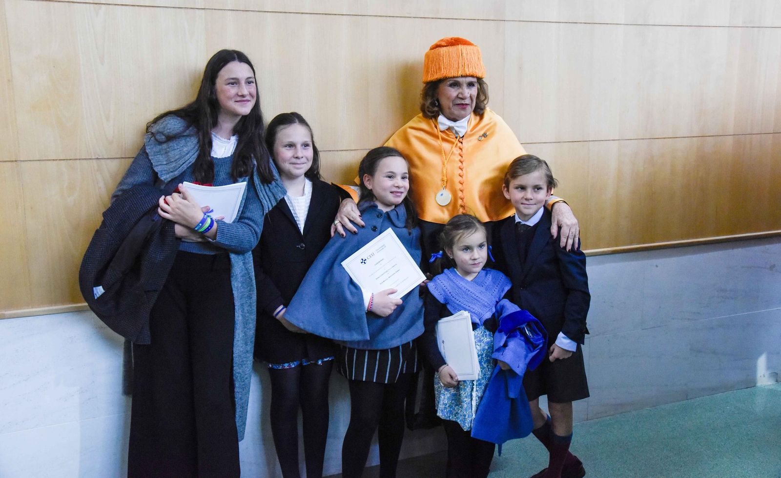 Acto académico de investidura como Doctores Honoris Causa de Concha Yoldi, presidenta de Persán