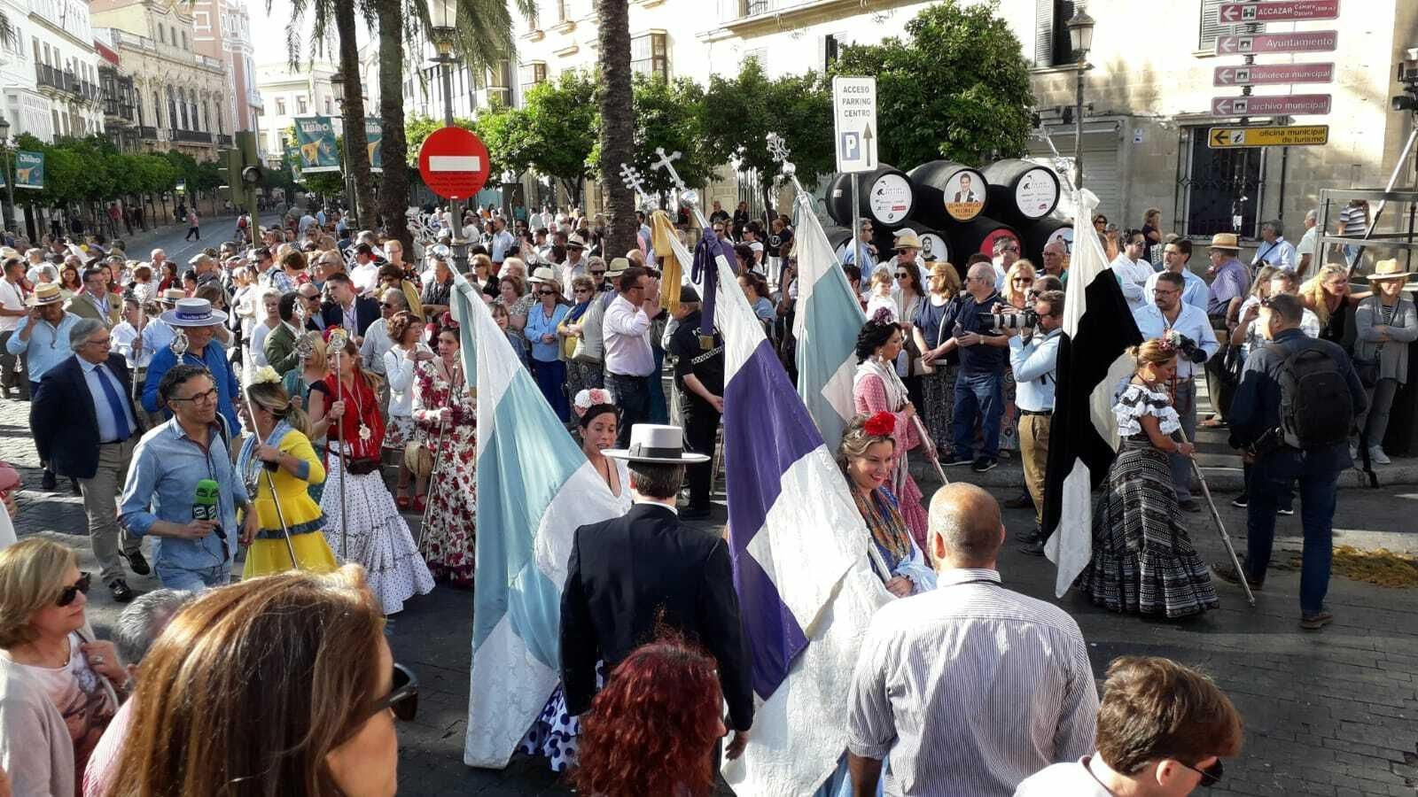 Las imágenes de la salida de la hermandad de Jerez al Rocío