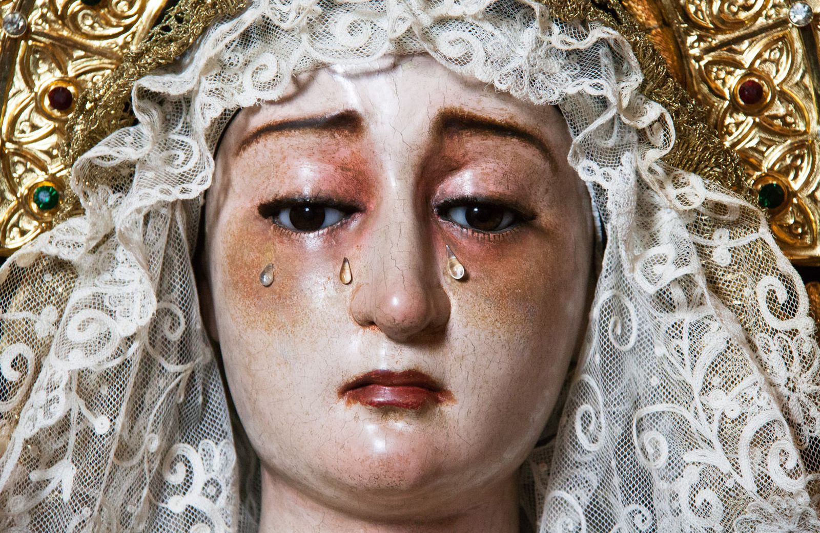 Insólita estampa de la Soledad de San Lorenzo en el inicio de sus cultos
