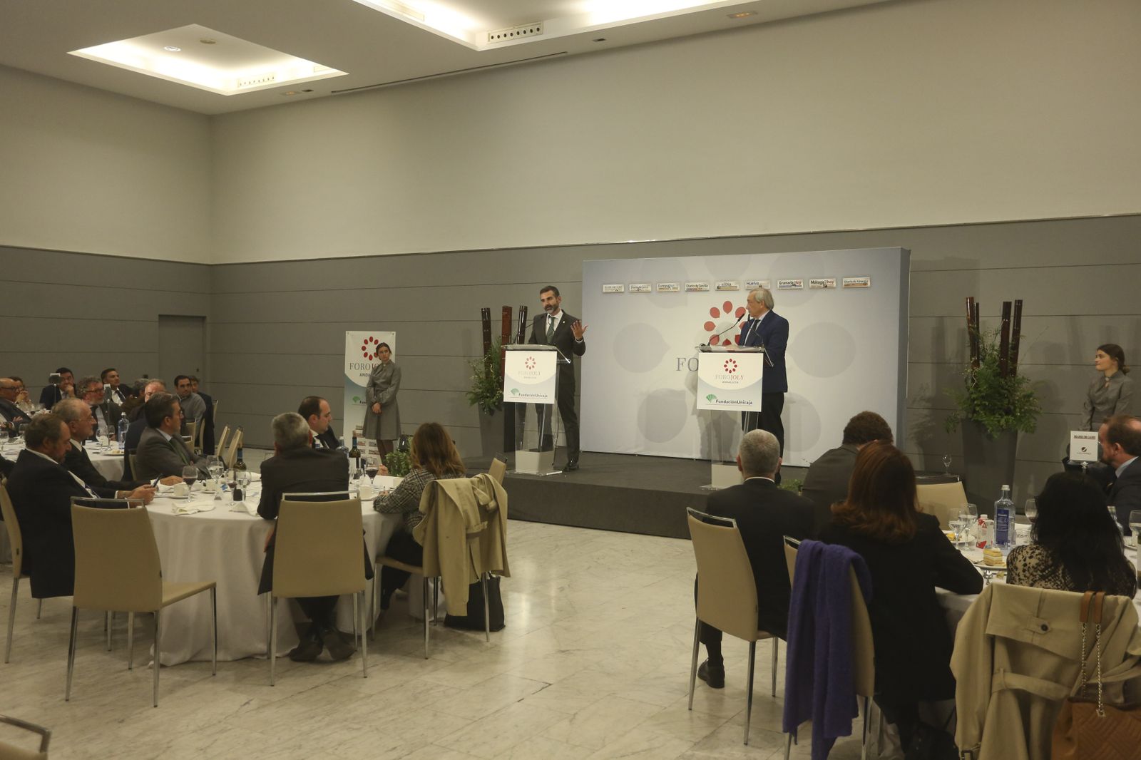 Foro Joly con el consejero de Sostenibilidad, Medio Ambiente y Economía Azul de la Junta de Andalucía en imágenes