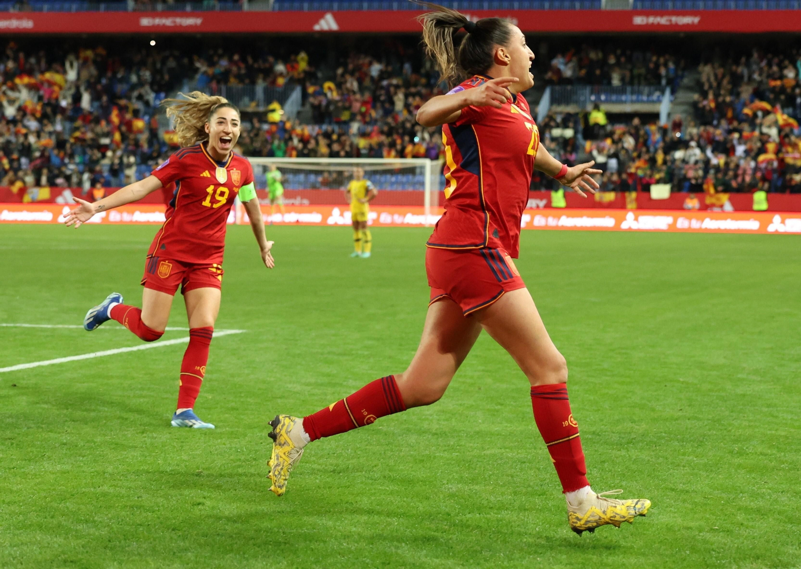 España-Suecia, en fotos