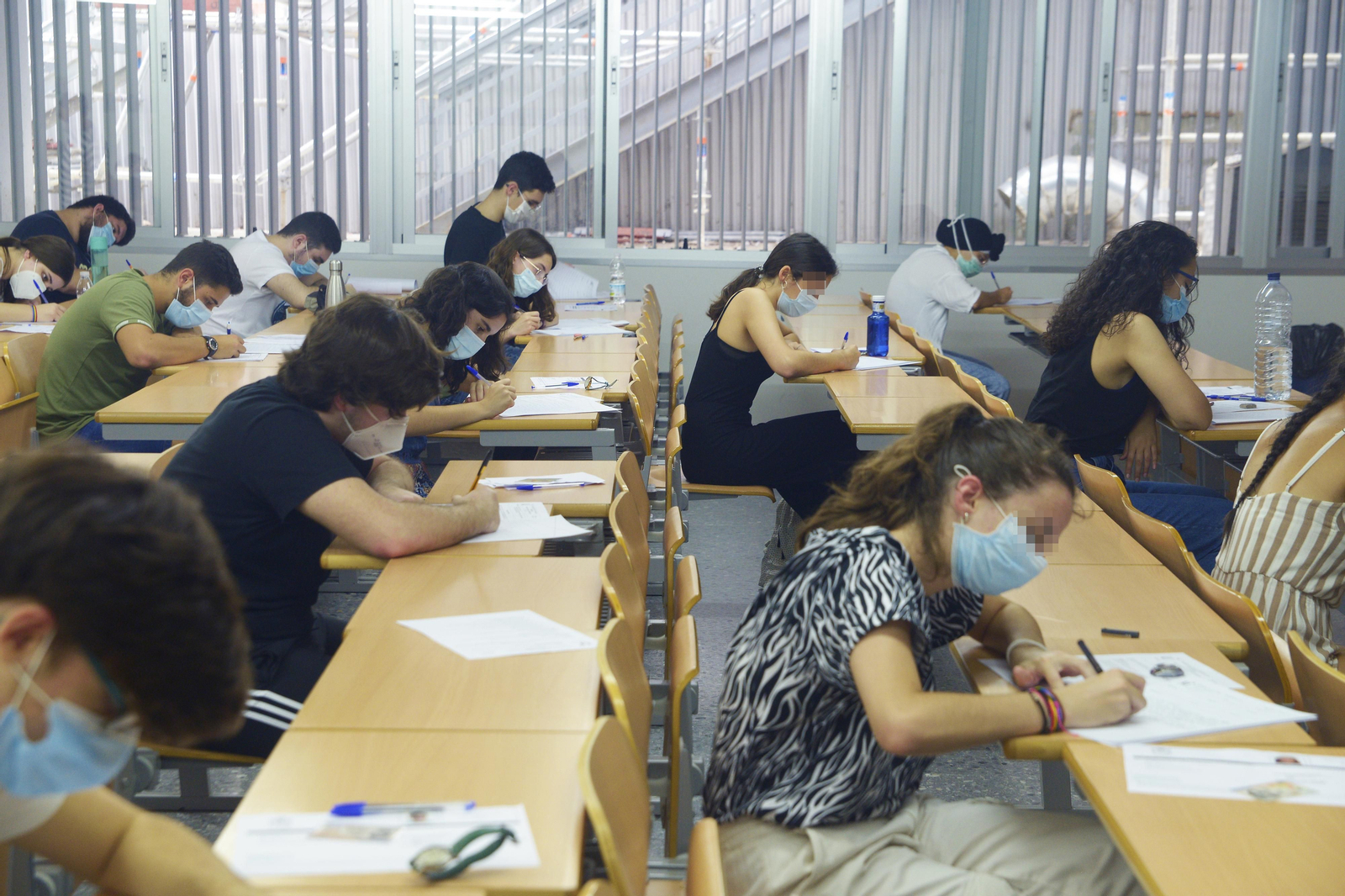 Fotos de las pruebas de la Selectividad 2020 en Algeciras