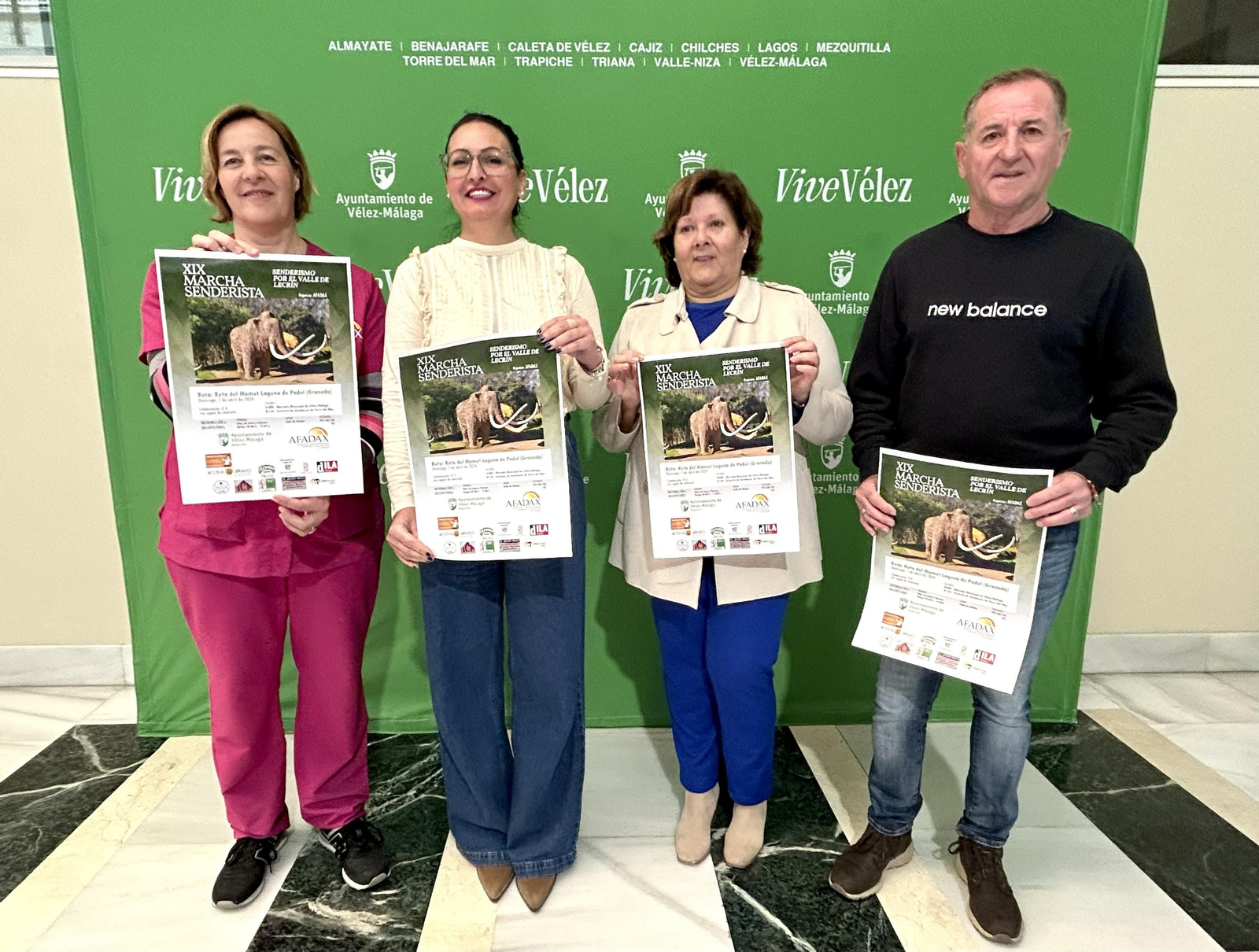 Presentación de la XIX Marcha Senderista en Vélez-Málaga