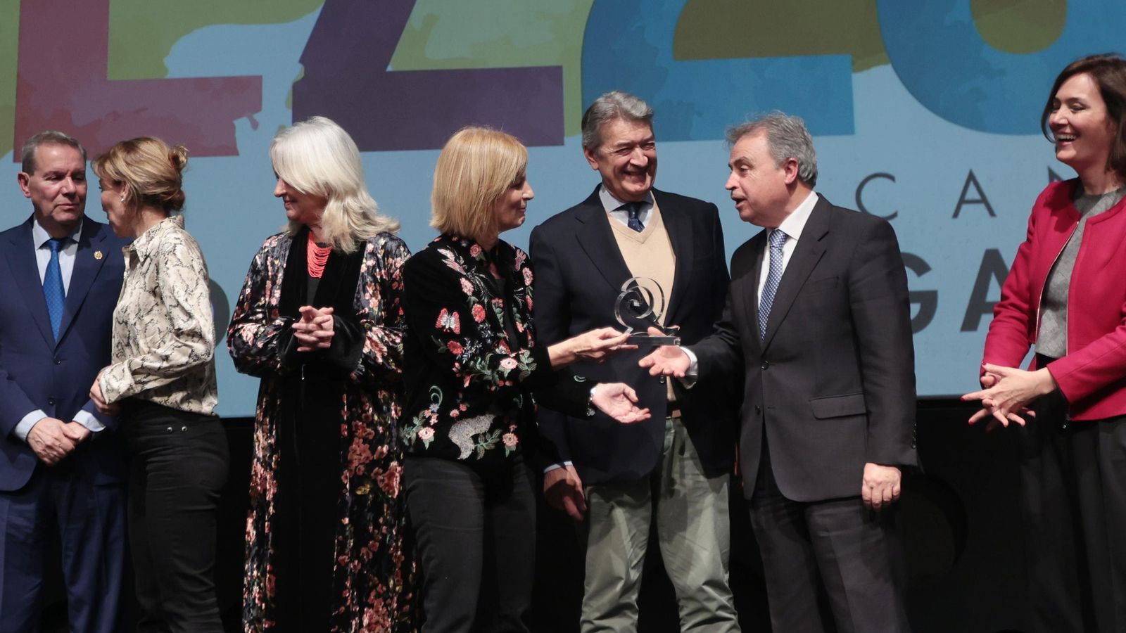 Otro momento del acto. 