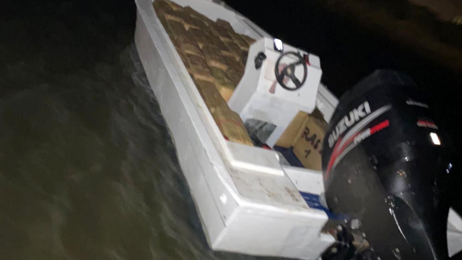 Hachís incautado en una operación en el río Piedras