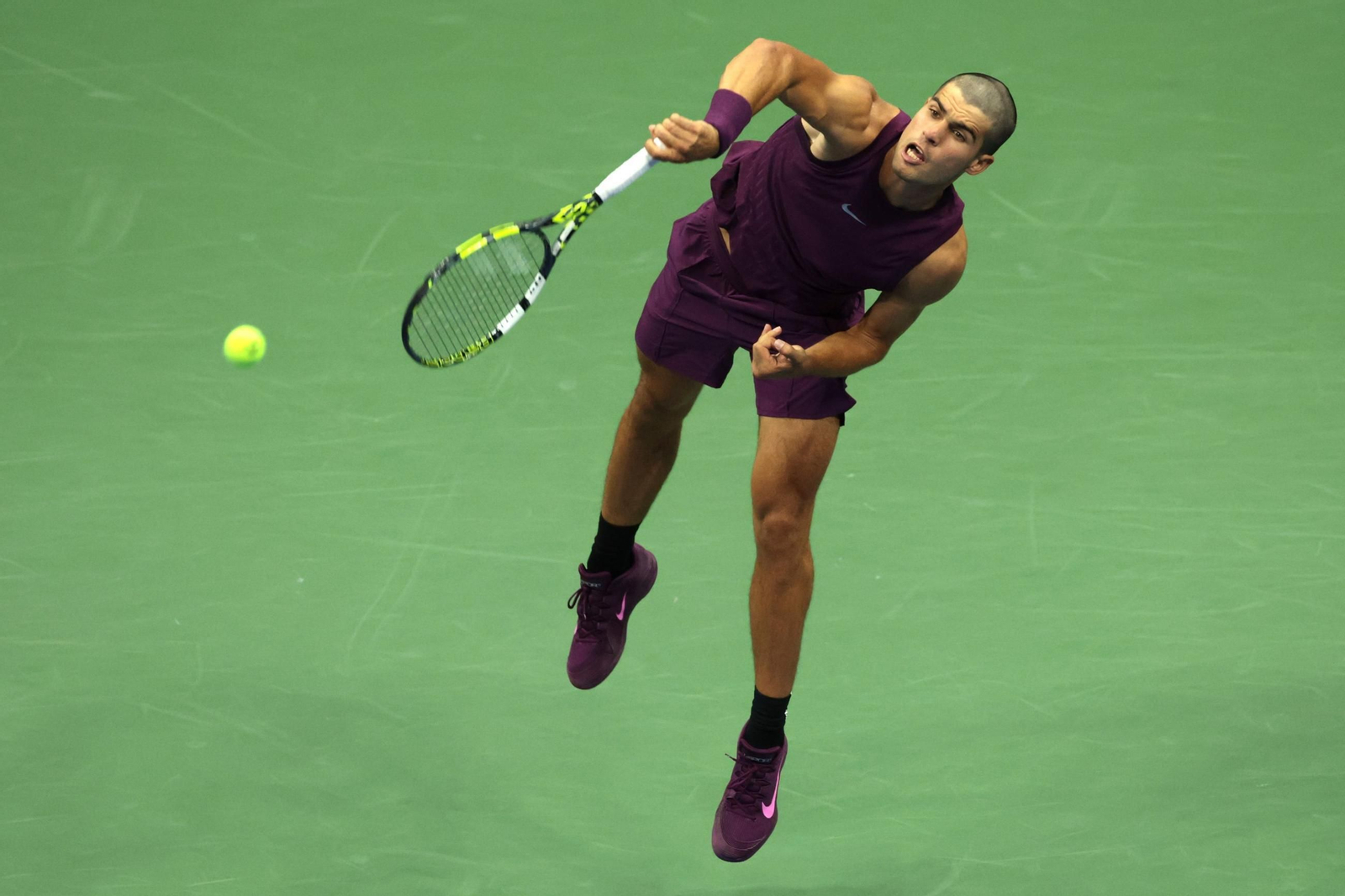 Las fotos del nuevo 'look' de Alcaraz en el Open USA