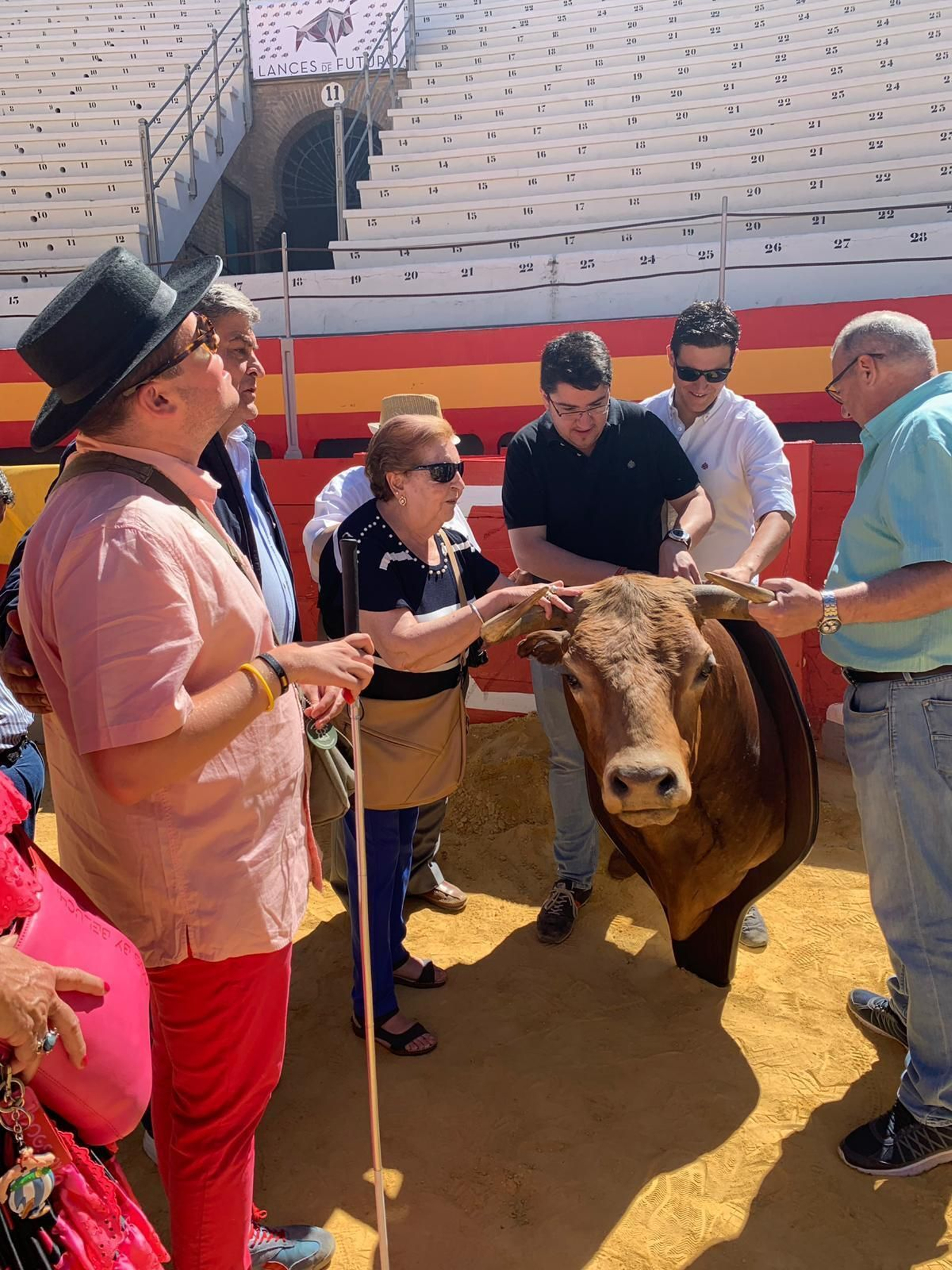El Proyecto TauroAccesible, en su primera edición, con gente invidente